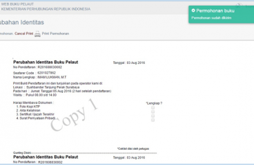 Contoh Bikin Seaman Book