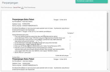 Cara Urus Buku Pelaut Online